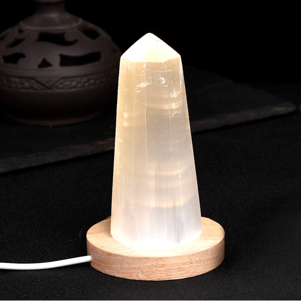 Genuine Selenite tower light - Picture 2 of 15
